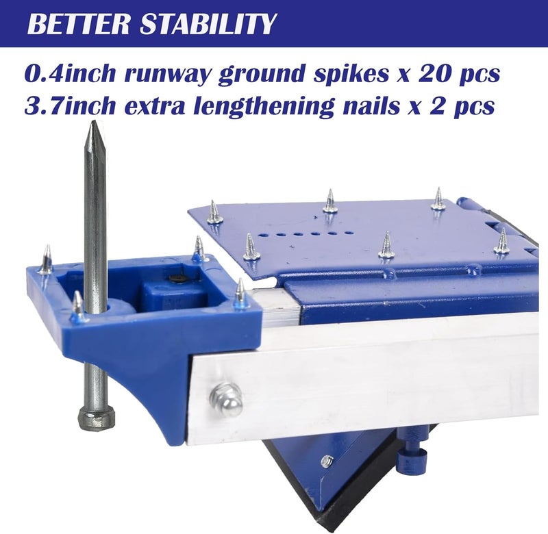 Vaolvpant 30 Inch Premium Starting Blocks for Track and Field Portable Lightweight Aluminum Starter Block Suitable for Youth Running Enthusiasts Outdoor Indoor Use for Enhance Speed - Image 5